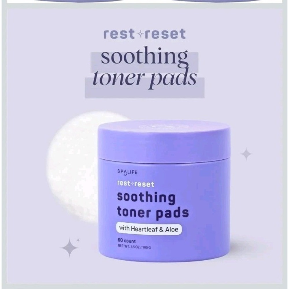 Rest & Reset soothing toner‎ pads 60c w/ Heartleaf & Aloe